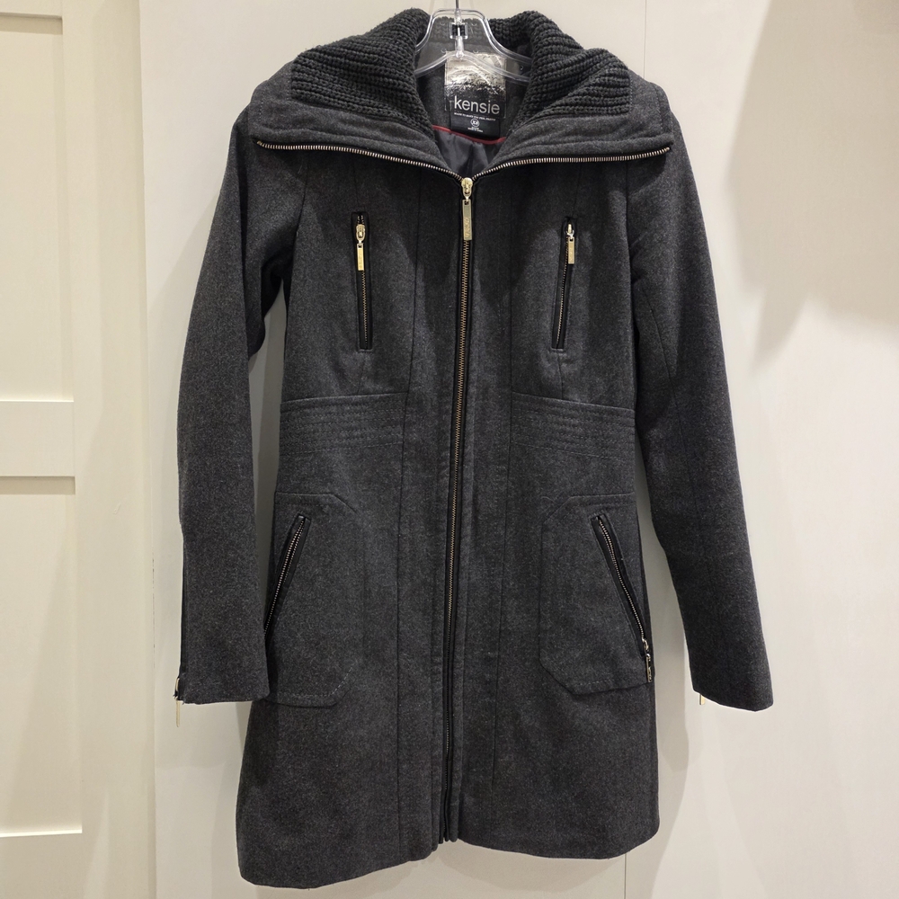 Kensie Wool Gray Coat